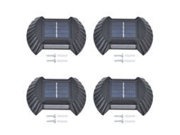 Rebe-4 Conjuntos De Luz Solar De Parede Impermeável Led Multifuncional Para Pátio Jardim Exterior Rua Luz Branca