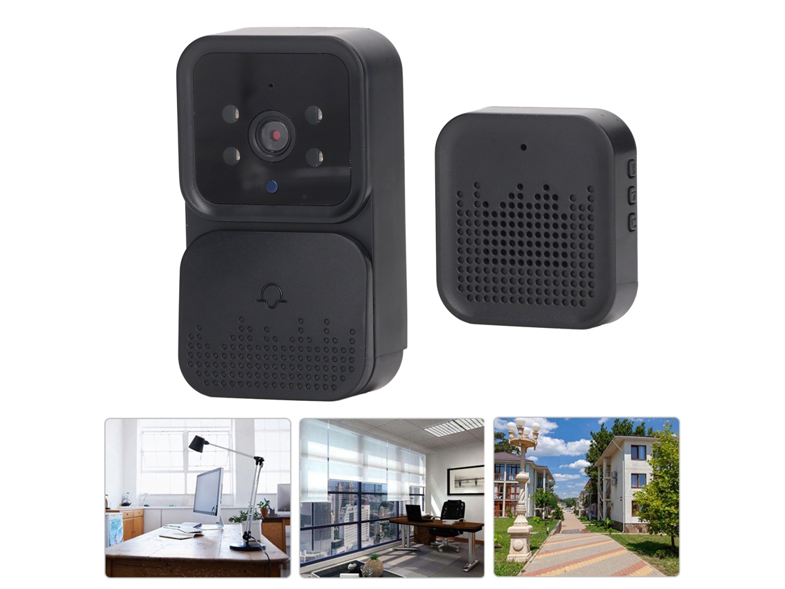 Lurelia Videoporteiro Inteligente, Hd, Wi-fi, Visão Noturna, Sem Fios, Alertas Móveis