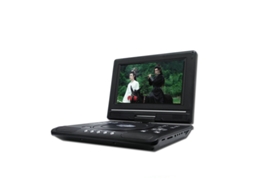 Leitor De Dvd Portátil Czhhmart De 9,8 Polegadas Com Ecrã Giratório.