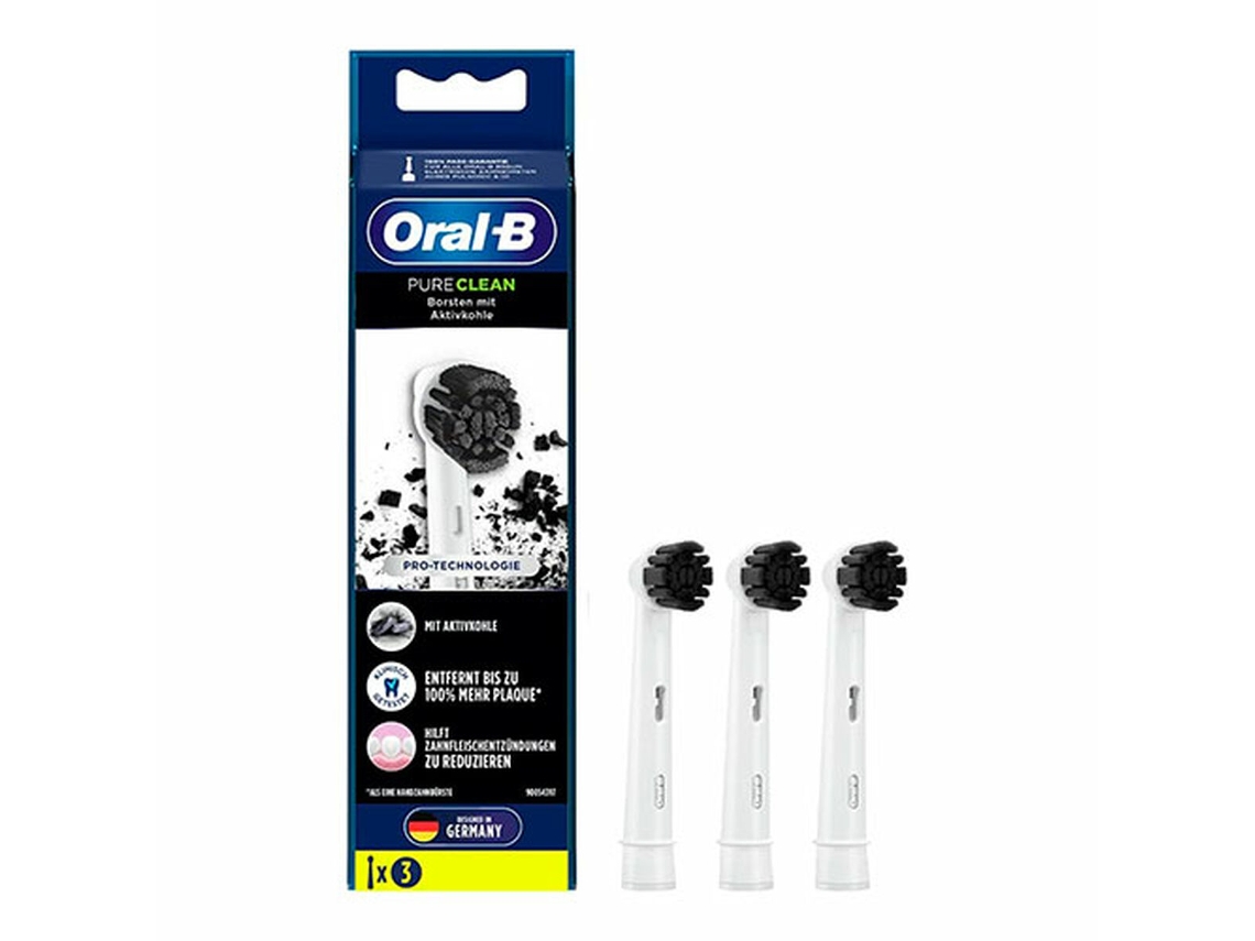 Recarga Escova de Dentes Elétrica ORAL-B Pure Clean 3 Unidades