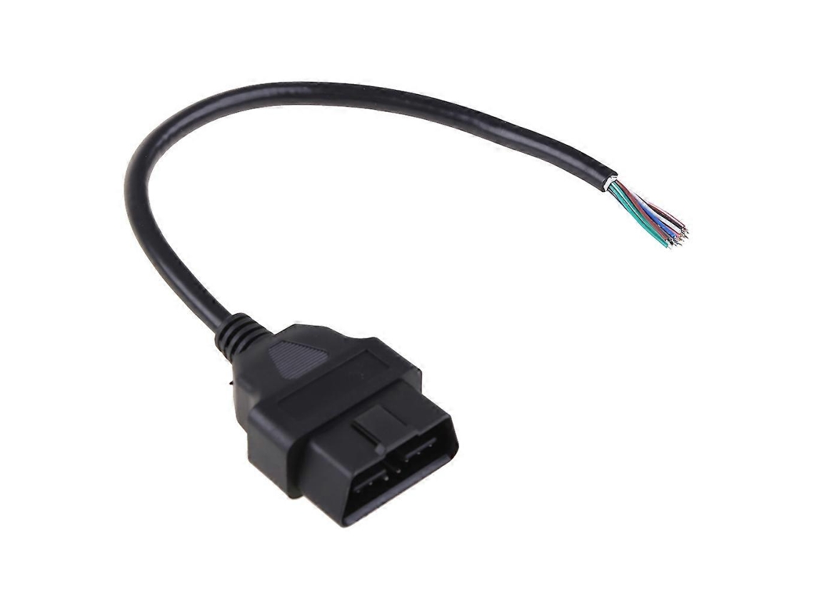 Cabo De Extensão Obd2 Macho De 16 Pinos Para Interface De Diagnóstico Automotivo Aquaforge