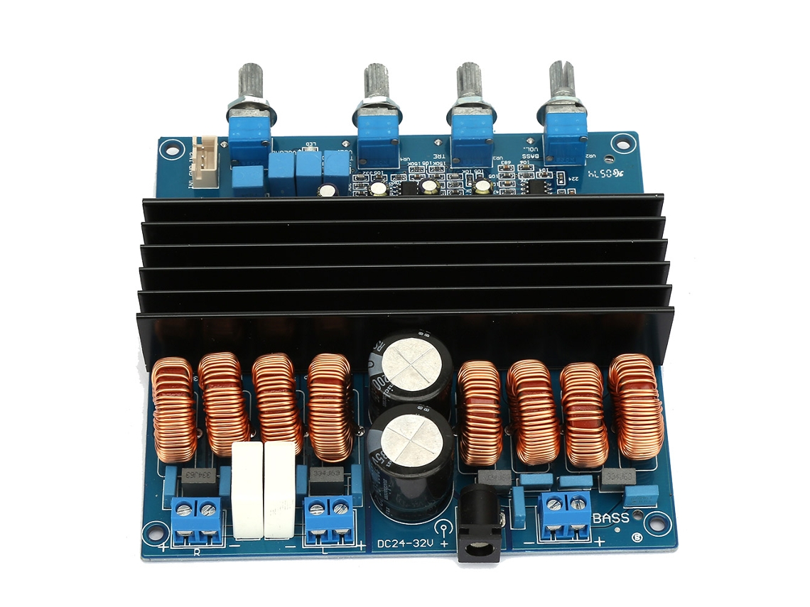 Laxiscreed Placa Amplificadora Digital Tda7498, Amplificação Em Class D Com Som Superior