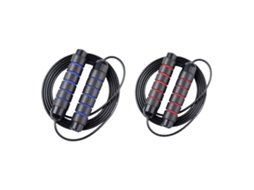 Corda De Pular Aço Ajustável Com Rolamento Metal Para Treino Fitness Resistência Perda De Peso