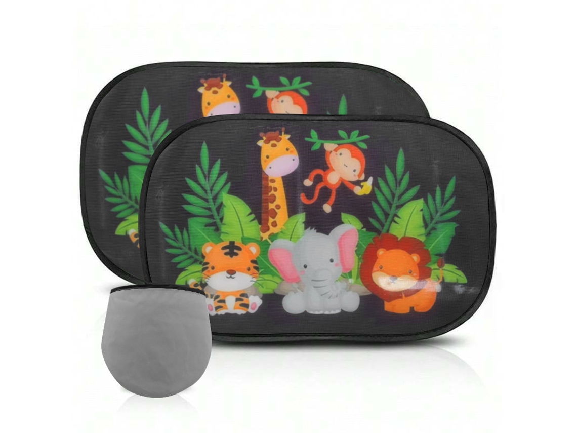 Protetor Solar Infantil para Carro HENTEN HOME 51 X 31 Cm Proteção Contra Sol e Calor 2pc