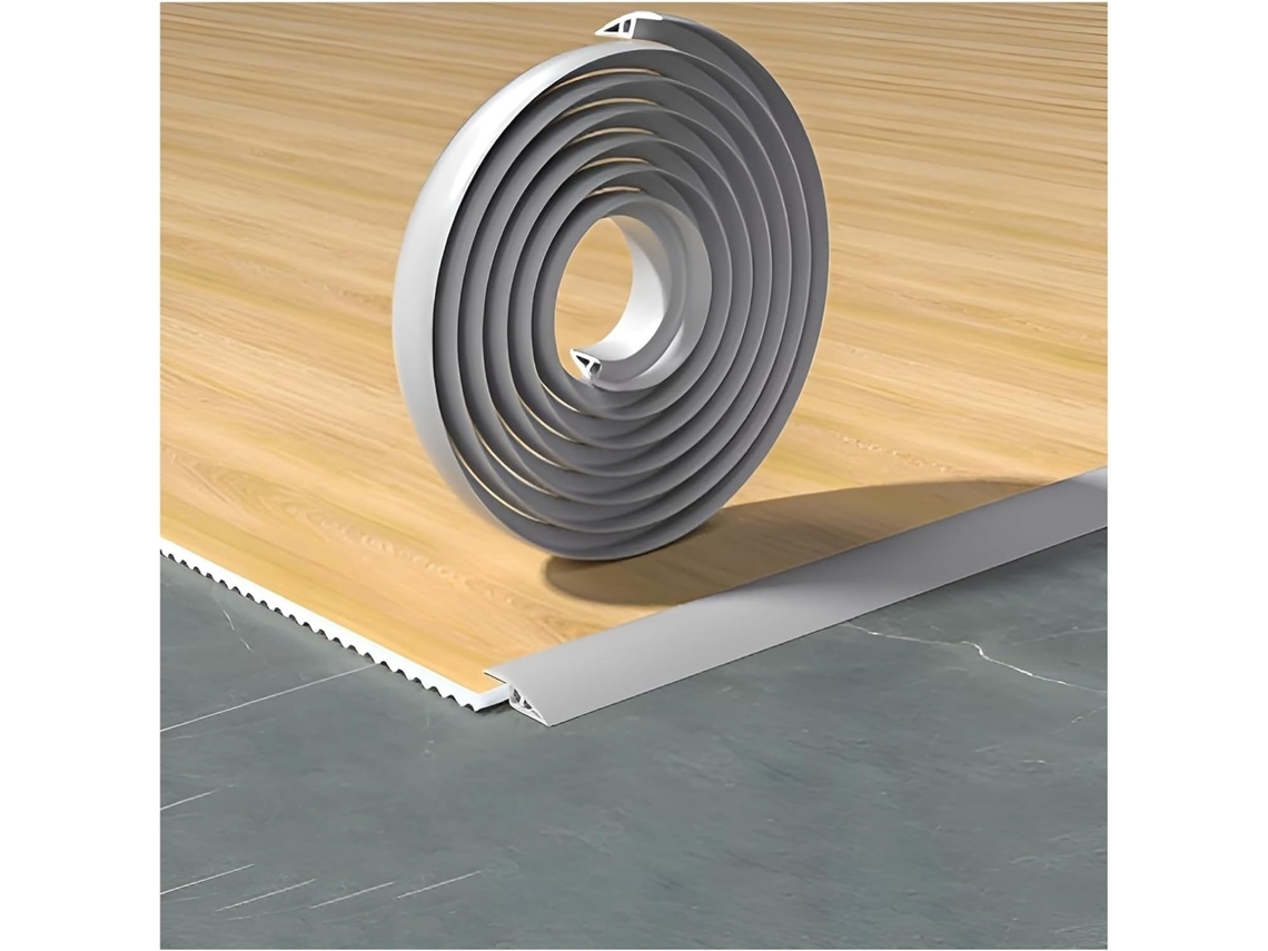 Faixa De Transição Piso Para Porta, 100 Cm, Autoadesiva, Em Pvc,