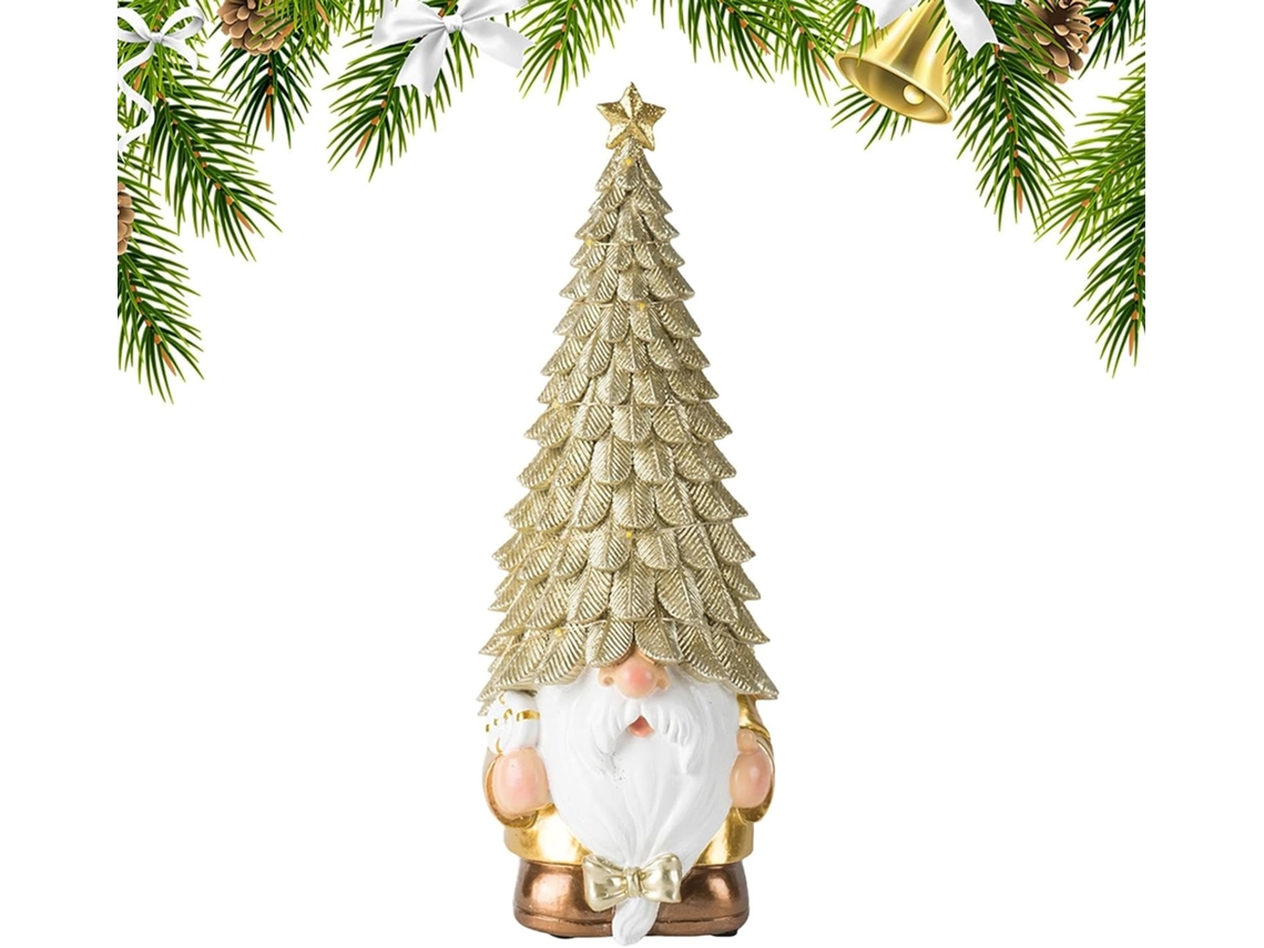 Decorações De Natal Para Gnomos | Gnomo Sueco Iluminado Com Chapéu | Árvore De Natal |