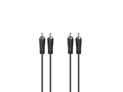 Cabo De Áudio Hama Com 2 Conectores Rca 2 Conectores Rca De 0,75 M Aquaforge