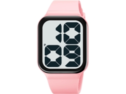 Relógio Digital Webake Com Bracelete De Silicone Com Data E Luz Led Para Homem E Mulher