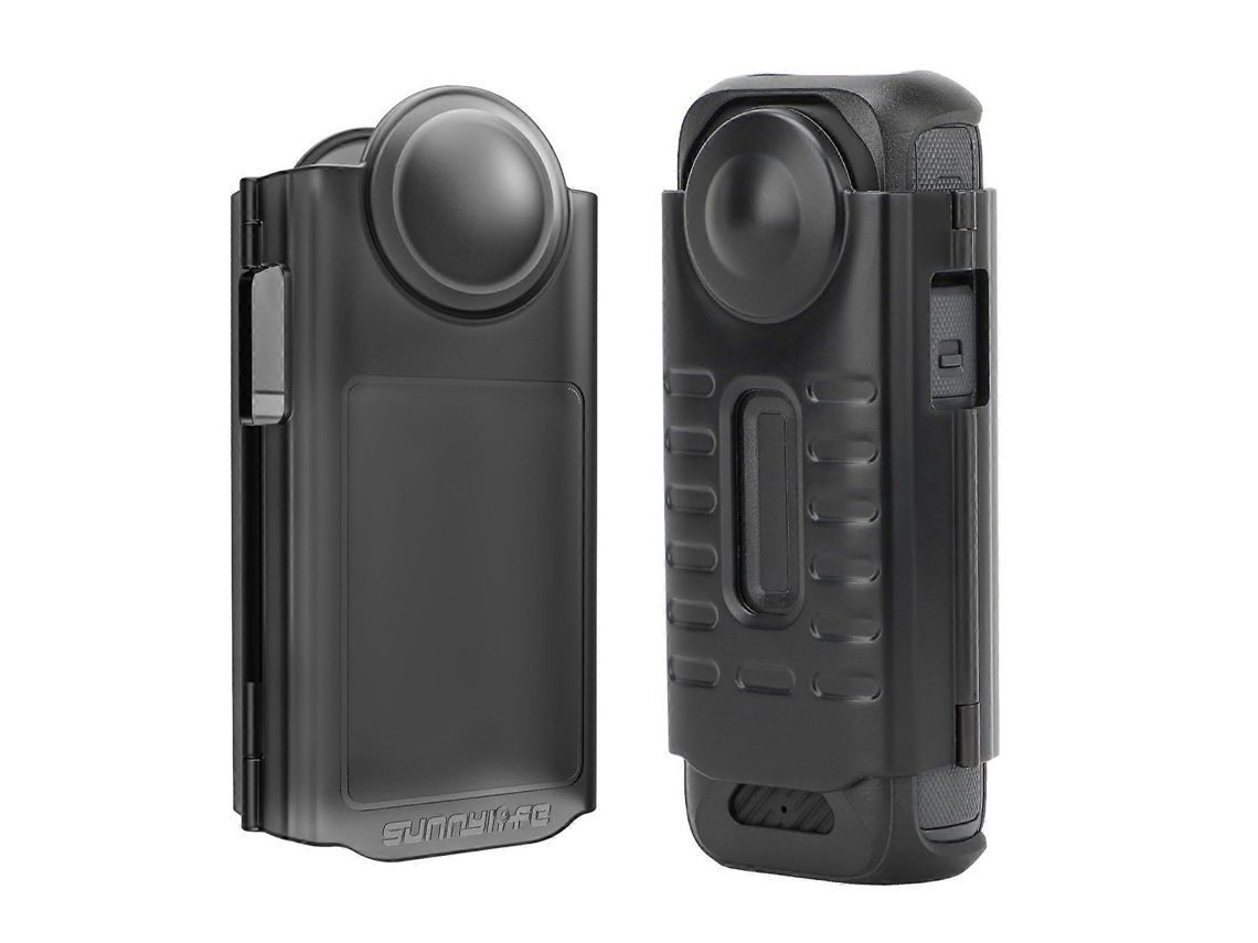 Capa Protetora De Tela Com Lente Integrada Para Insta360 X4 Sunnylife (preto Transparente)
