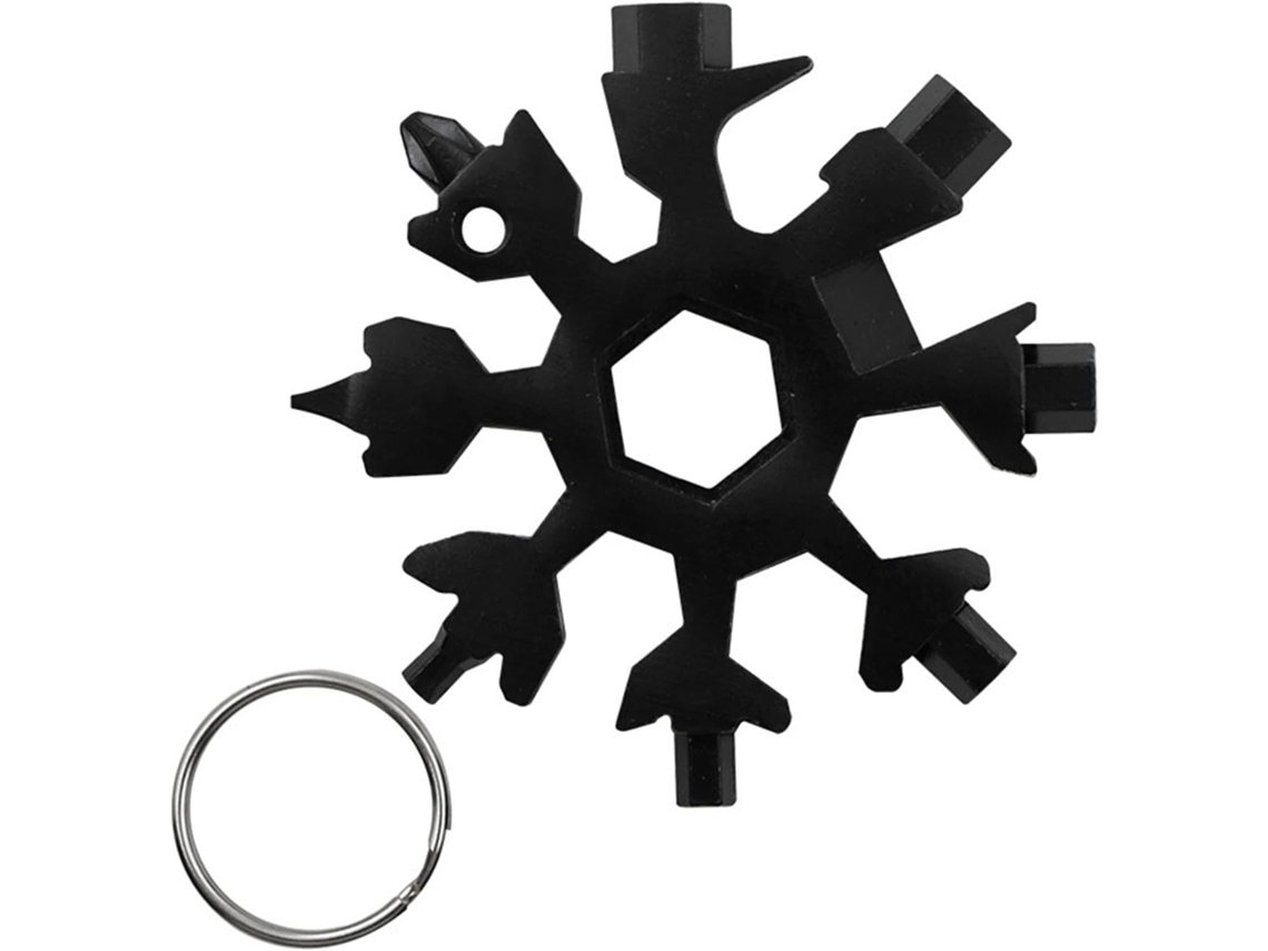 Ferramenta Multifuncional Snowflake, Chave De Fenda E Inglesa 18em 1a