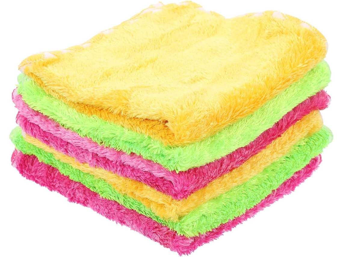 Conjunto De 6 Panos De Limpeza Material Absorvente, Multiuso