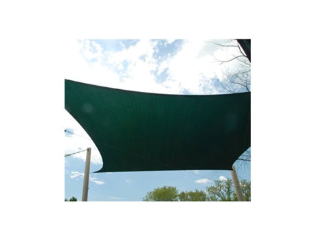 Toldo Vela Quadrado Verde 150 gr./m2 5 x 5 metros