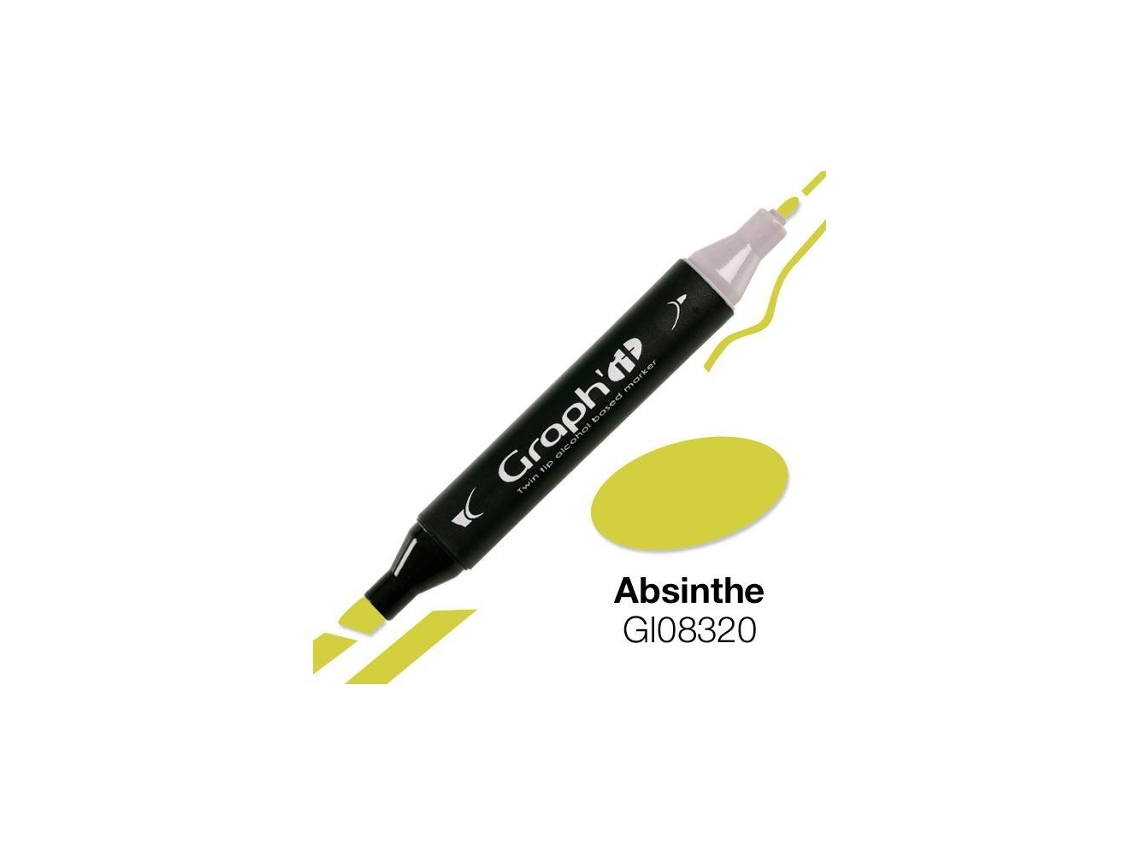 Marcador GRAPH'IT de Ponta Dupla Absinthe GRAPH'IT