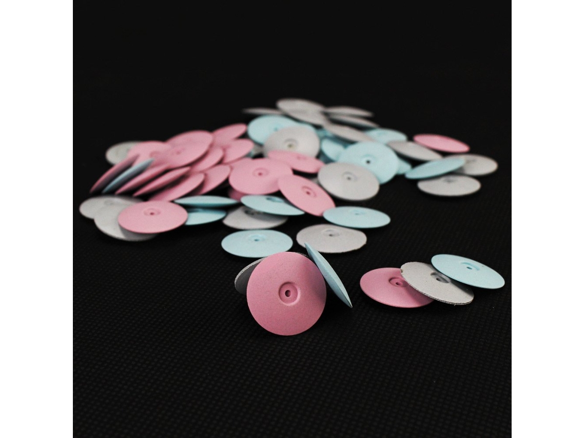 60 Discos De Silicone Para Polimento, Ideais Hastes Porcelana,