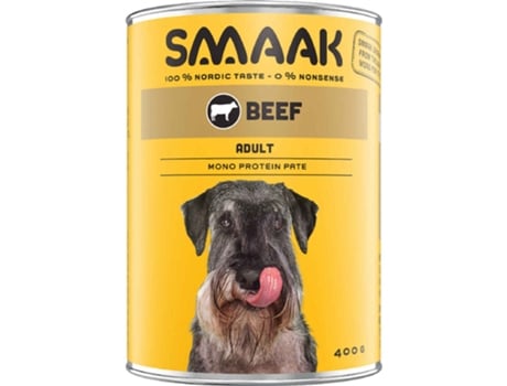 Comida Húmida Para Cão Vaca Lata Smaak