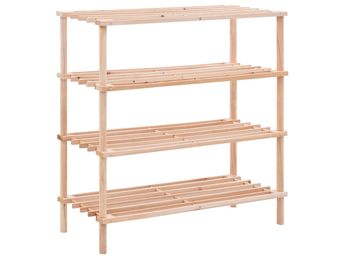 Shoe Rack, Show Racks Vidaxl Bege Madeira (n/a)