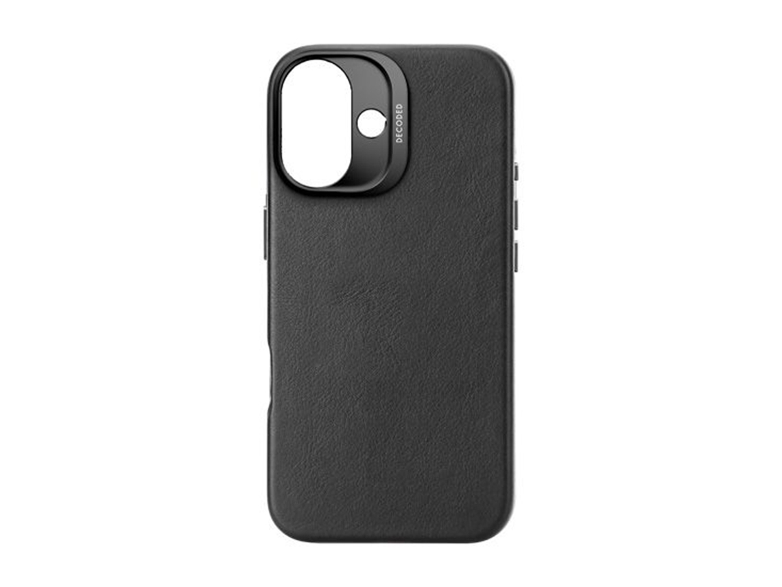 Capa Magsafe para iPhone 16 DECODED Pele Anti-Choque Preto