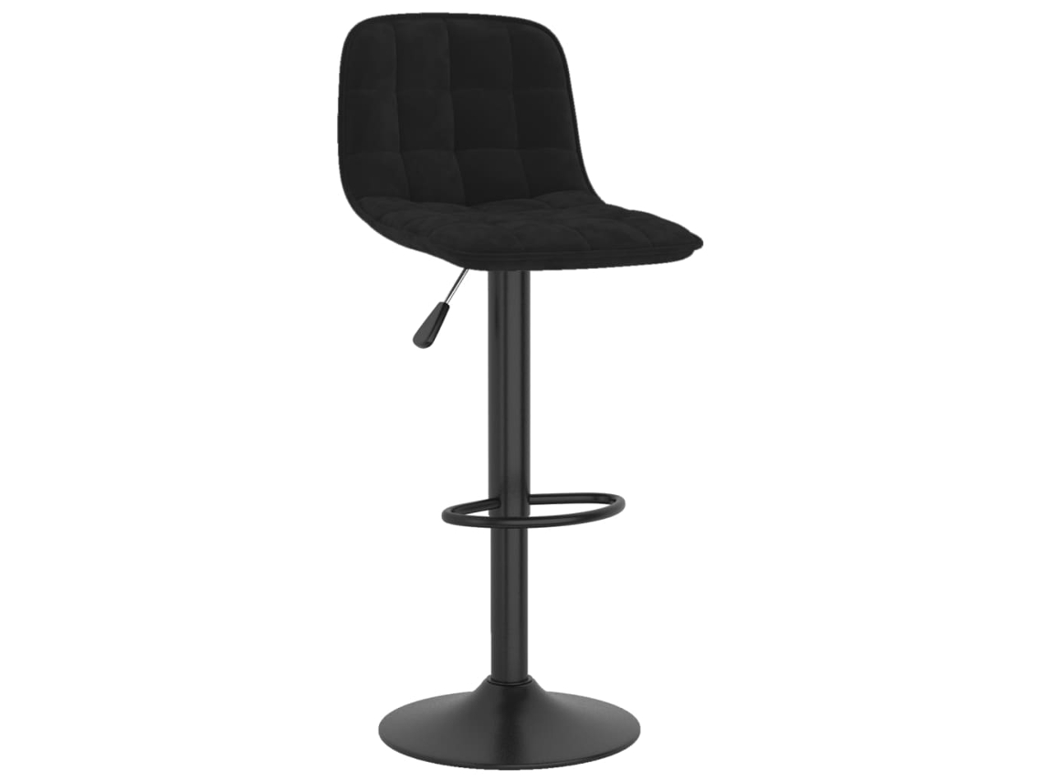 Bar Stool, Bar Stools Vidaxl Preto Veludo (n/a)