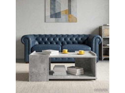 Vidaxl Mesa De Centro Cinzento Cimento 90 X 50 X 33 Cm