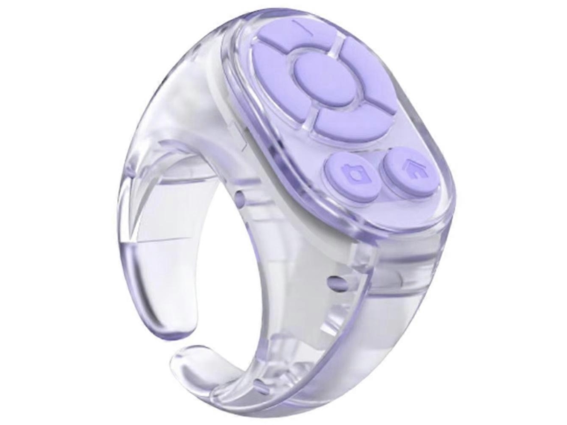 Ring Remote Control É Compatível Com Iphone, Bluetooth, Função De Virar Páginas, Disparador De Câmera, Para Celulares Ios E Android.