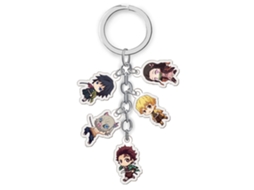 Chaveiro Personagens Desenho Animado Decoração Pendente Transparente