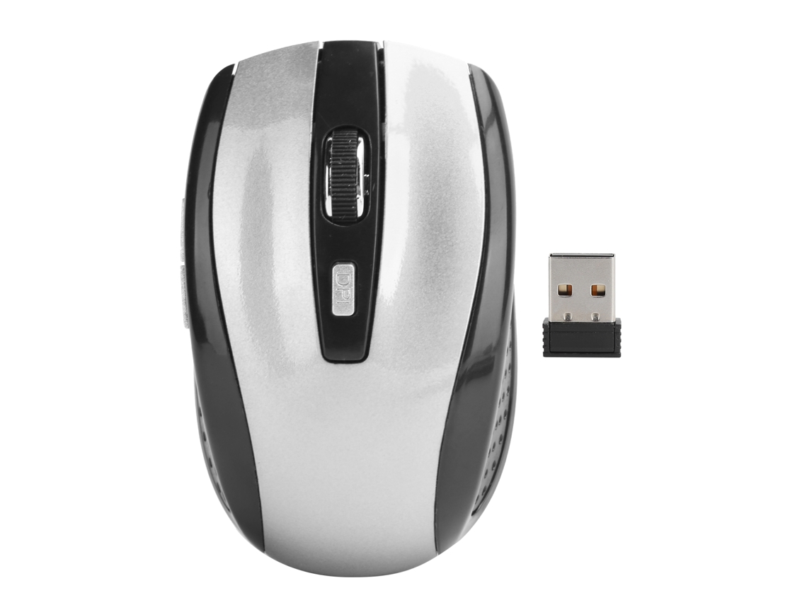 Aetheria mouse Sem Fio Óptico para Laptop com Dpi Ajustável 250hz 1600dpi Design Ergonômico Prata