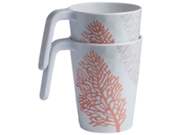 Caneca Mare Coral 320Ml Laranjamarine Business