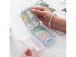 Organizador De Comprimidos Compacto Para Viagem Com 10 Compartimentos Nostalgia88