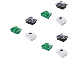 Bandeja De Mudas, Kit De Germinação De Sementes Com Umidade Celular Ajustável, Cúpula E Base, Bandej Gokoco