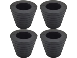 4pcs Cuneo Tapered Para Paraguas Ajusta A Polos De 38mm (preto)
