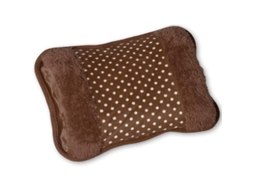 Saco de Água Quente Portátil Recarregável com Capa de Peluche