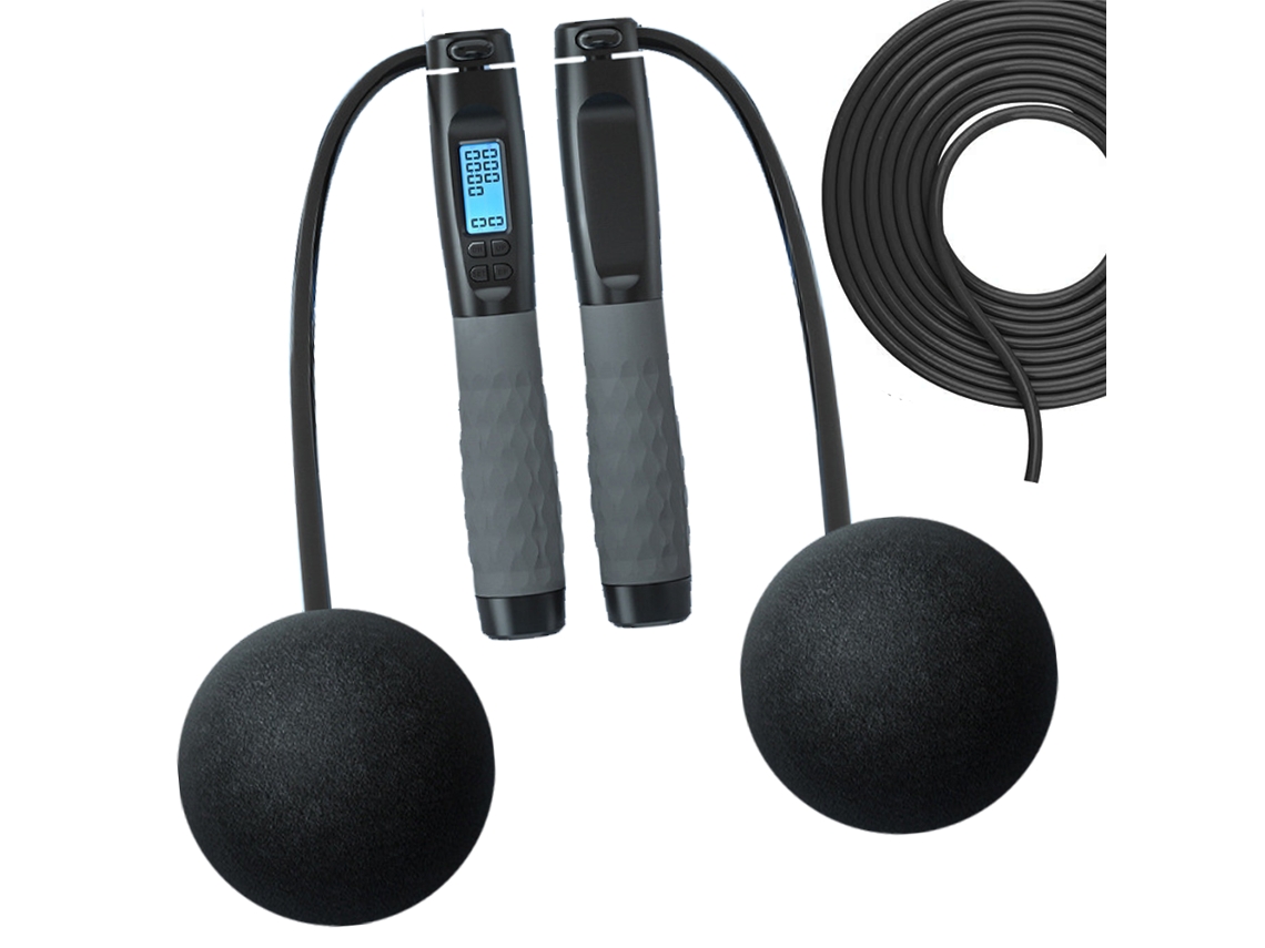 Corda De Pular Com Peso Para Condicionamento Físico, Com Contador De Calorias, Corda De Pular Rápida Para Treinamento, Exercício Aquaforge