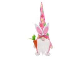 Coelhinho de peluche sem rosto para Páscoa, enfeite de decoração festiva LAXISCREED