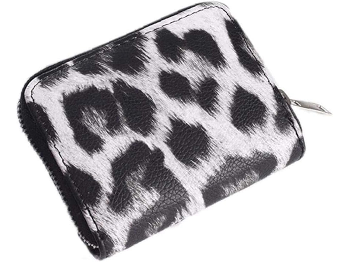 Carteira Feminina Em Pele Com Padrão Leopardo - Estilo 1