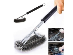 Escova 3 em 1 para Grelha, com Raspador, Aço Inoxidável AQUAFORGE