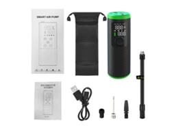 Bomba de Ar Mali, portátil, recarregável, 150psi, com luz LED, parada automática