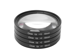 Kit de filtros macro para lentes de close-up