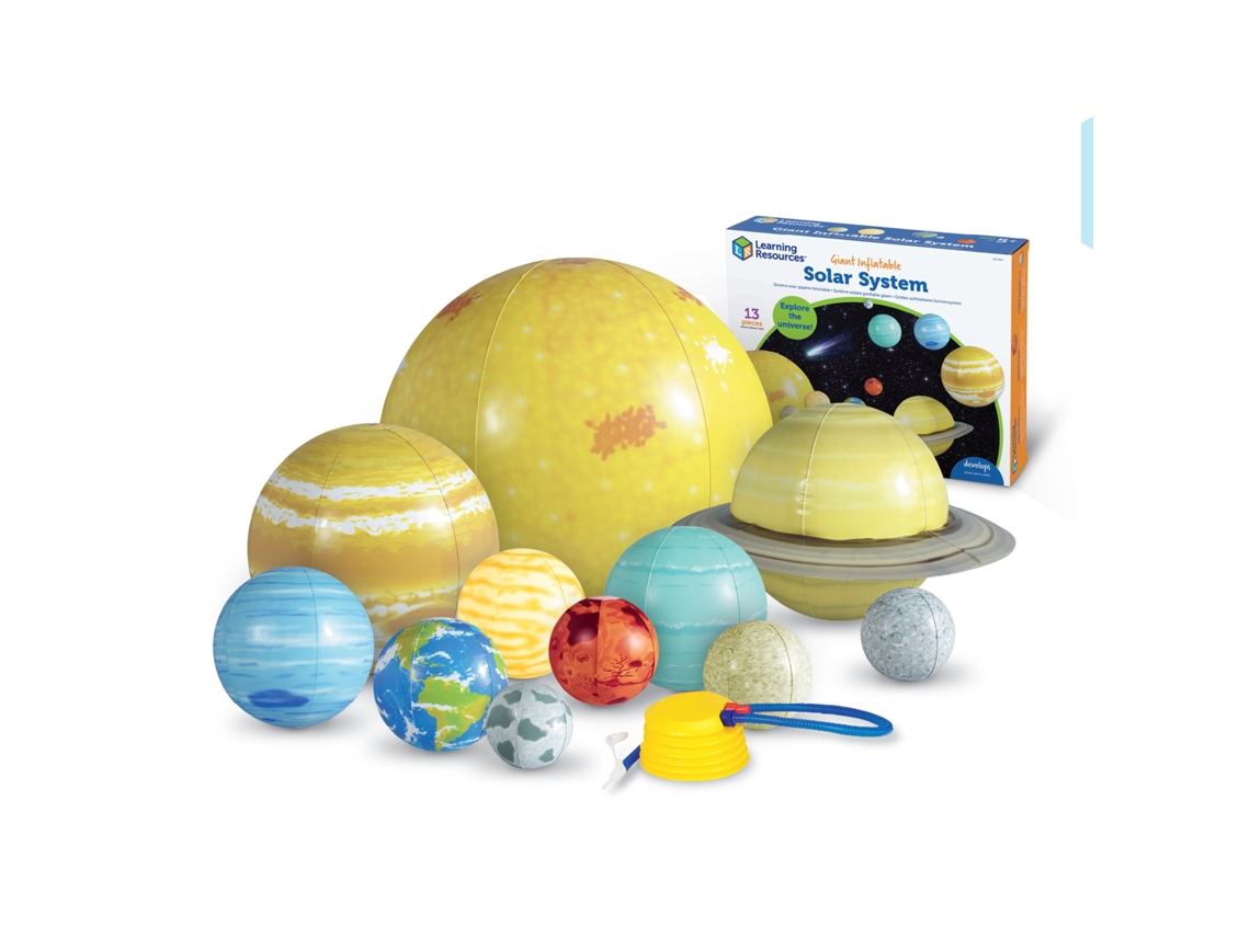 Brinquedos Educativos Da Learning Resources Conjunto Inflável Do Sistema Solar