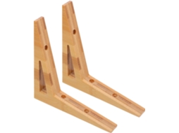 Kit De Suporte Triangular 2 15, Suporte De Parede De Madeira, Peças Em Cm, Fixação Para
