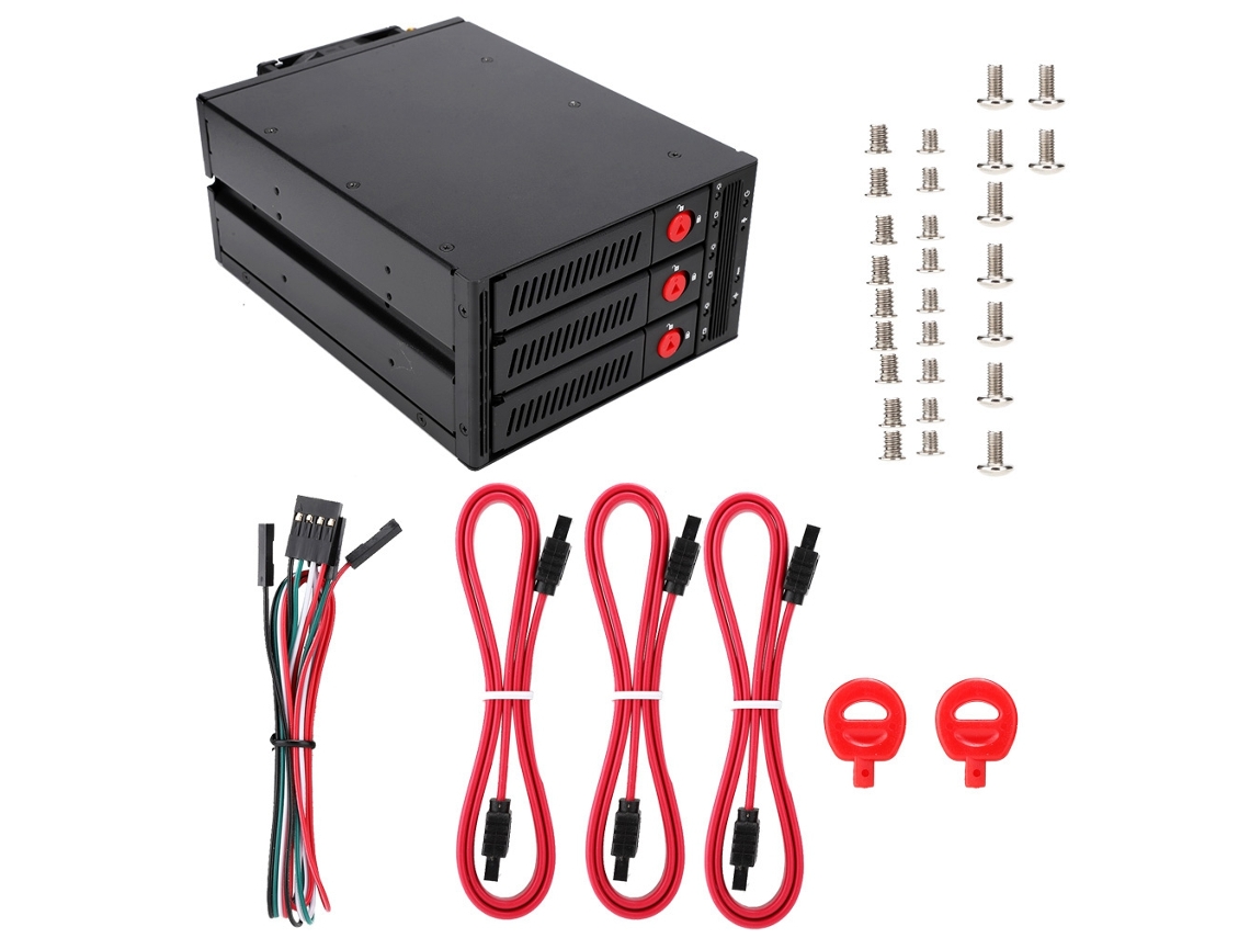 Caixa Disco Rígido 3 Baias Sas/sata LAXISCREED
