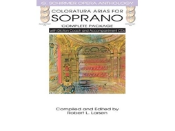 Livro coloratura arias for soprano - complete package de edited by robert l larsen (inglês)