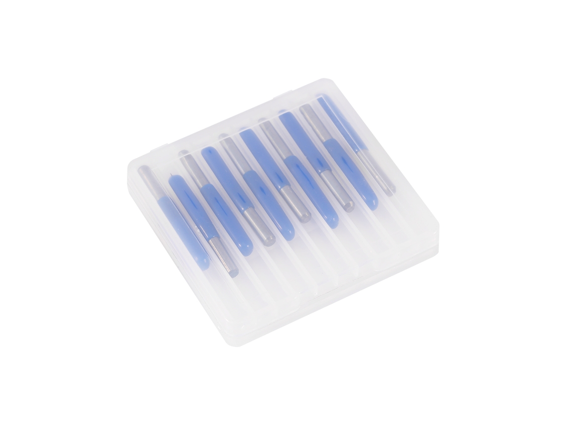 10pcs Broca De Gravação Cnc Em Carbeto De Cimento 3.175mm 10 Graus Ferramenta De Roteiro Madeira