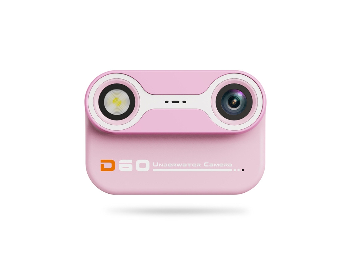 Câmera D60 À Prova D'água Tela Hd de 2,4 Polegadas Mini Rosa SZIQIQI