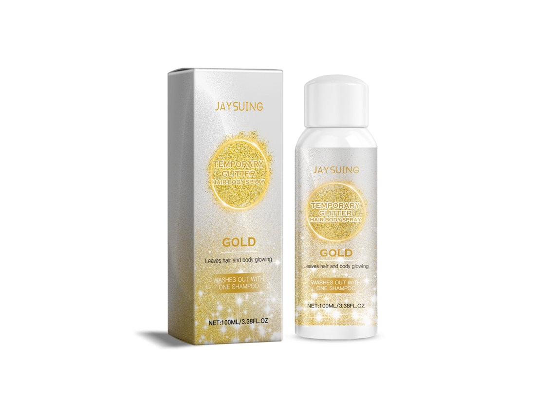 Decoração com Spray Glitter Dourado da LAXISCREED