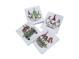 Rebe toalla de Navidad para Cozinha, Pacote de 4 Peças para Limpeza de Mesa, Cozinha e Carros em Casa, Ultra Absorvente e Secagem Rápida