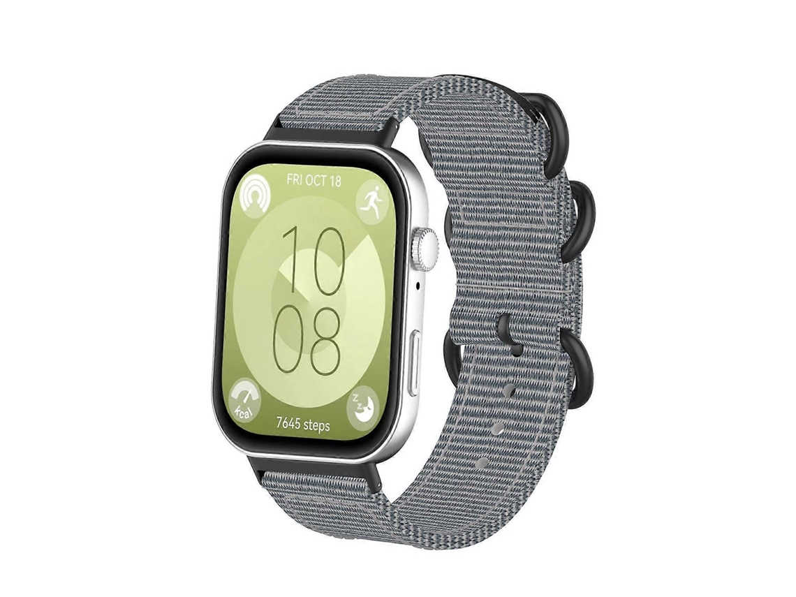 Pulseira De Nylon Com Fivela De Anel Em Lona Para Huawei Watch Fit 4 Pro / Fit 4 / Fit 3