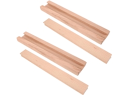 Trilho De Substituição Para Gaveta Cômoda, 2 Peças, Madeira Maciça Cáqui, Durável, Funcionamento Suave, Para Cozinha E