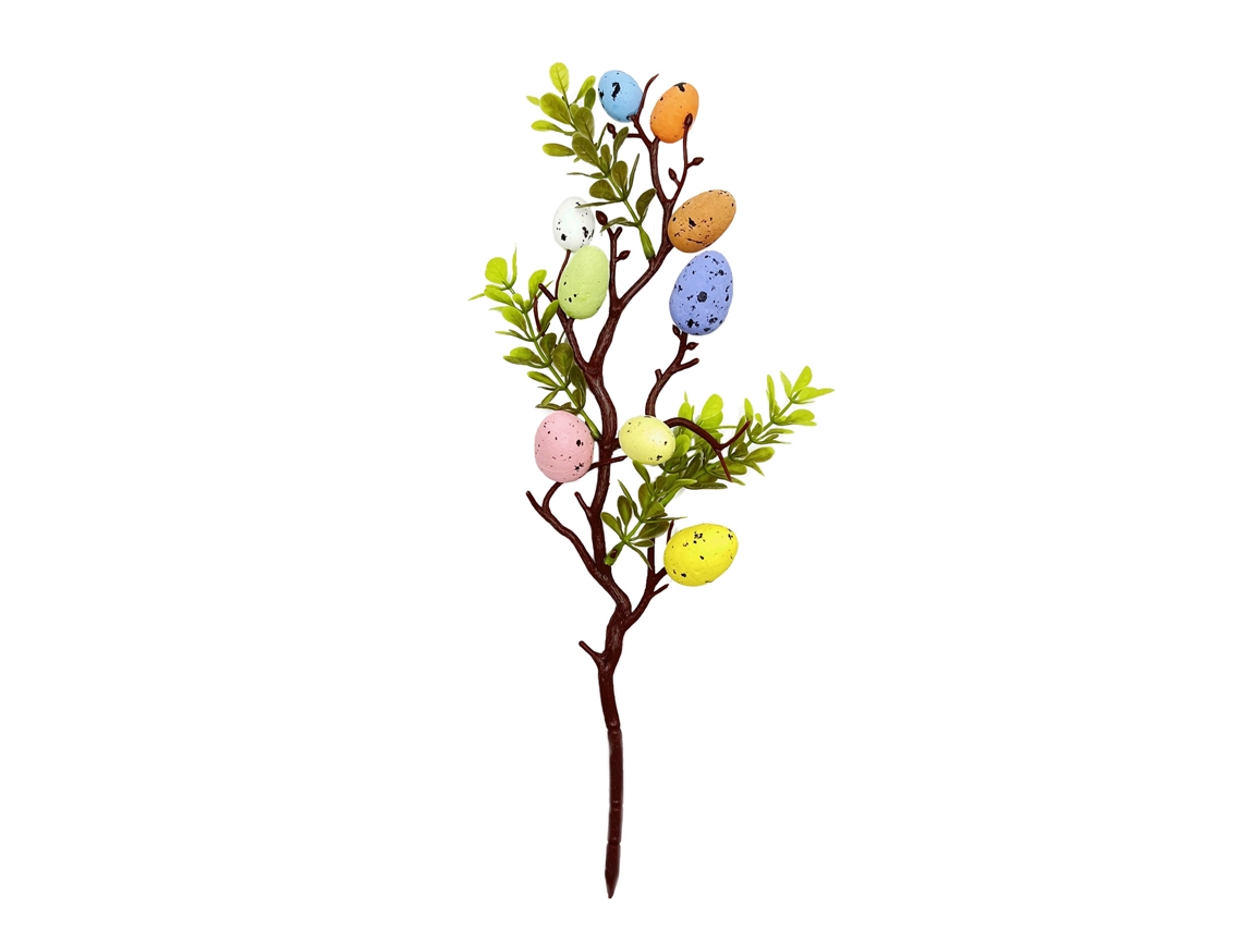 Ramos De Ovos Pintados Páscoa (35cm, Embalagem De 5)