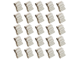 50 Clipes Retangulares De Aço Inoxidável Para Cabos De Painel Solar, Ideais Para Organizar Cabos Em Projetos De Energia Solar. Olysi Shop