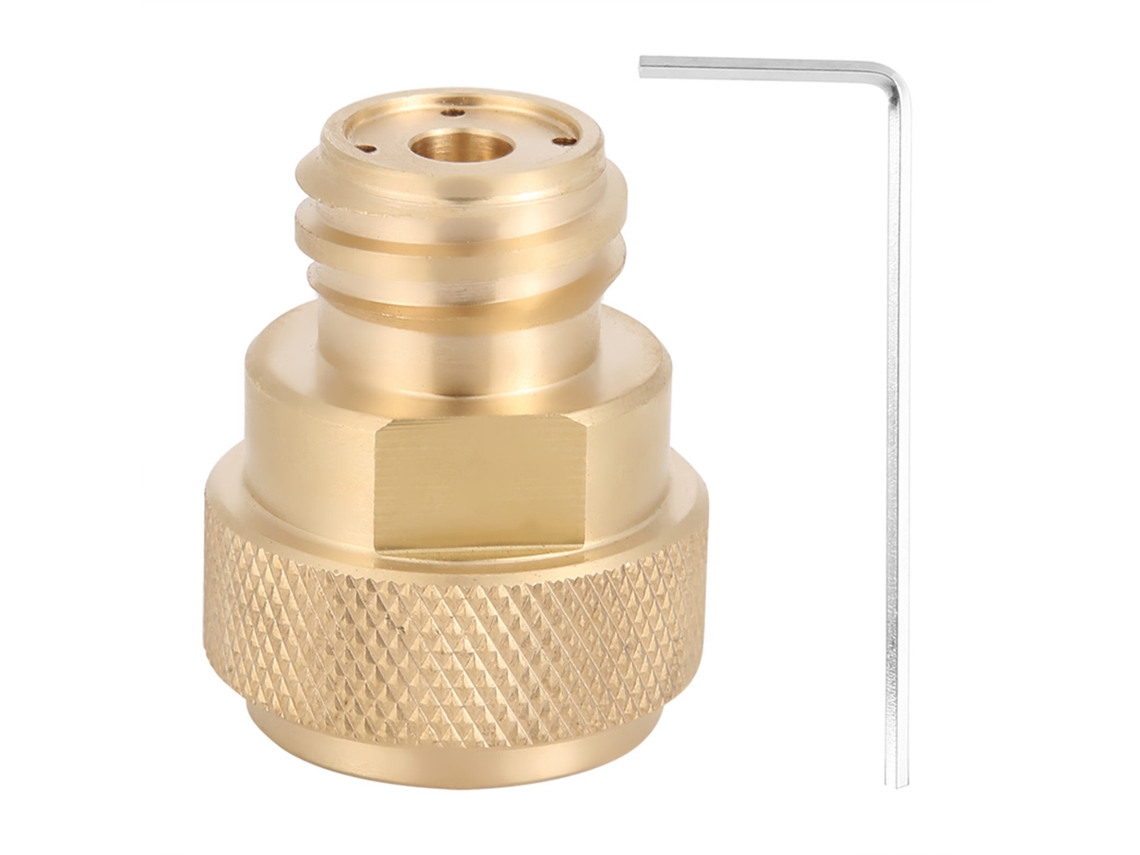 Adaptador de Co2 Latão Ouro para Troca de Tanque
